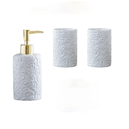 Bathroom Supplies Set Ceramics Three-piece
