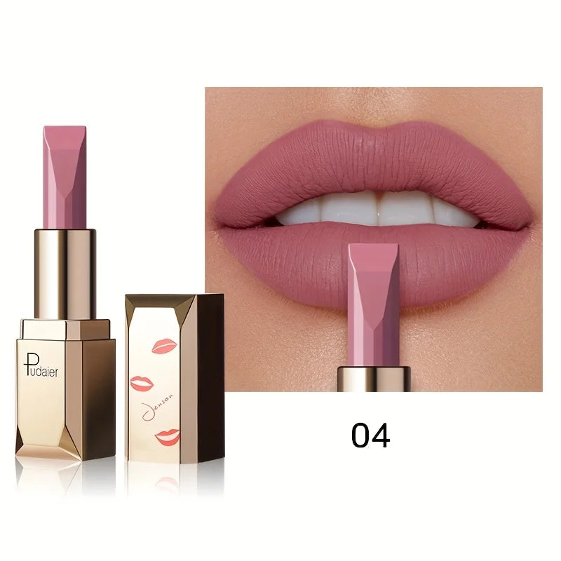 Long Lasting Matte Velvet Lipstick, Waterproof Sweat Resistant Formula, Silky Smooth Lip Color for Everyday & Valentine's Gift