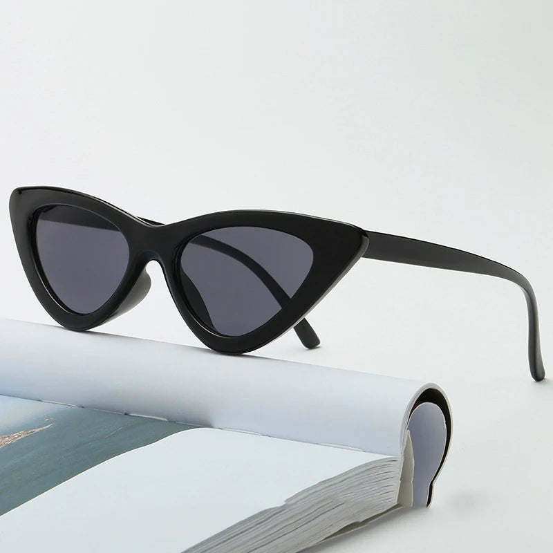 Fashion Cat Eye Sunglasses Women Brand Designer Ocean Colorful Shades UV400 Mirror Sun Glasses Female Punk Eyewear