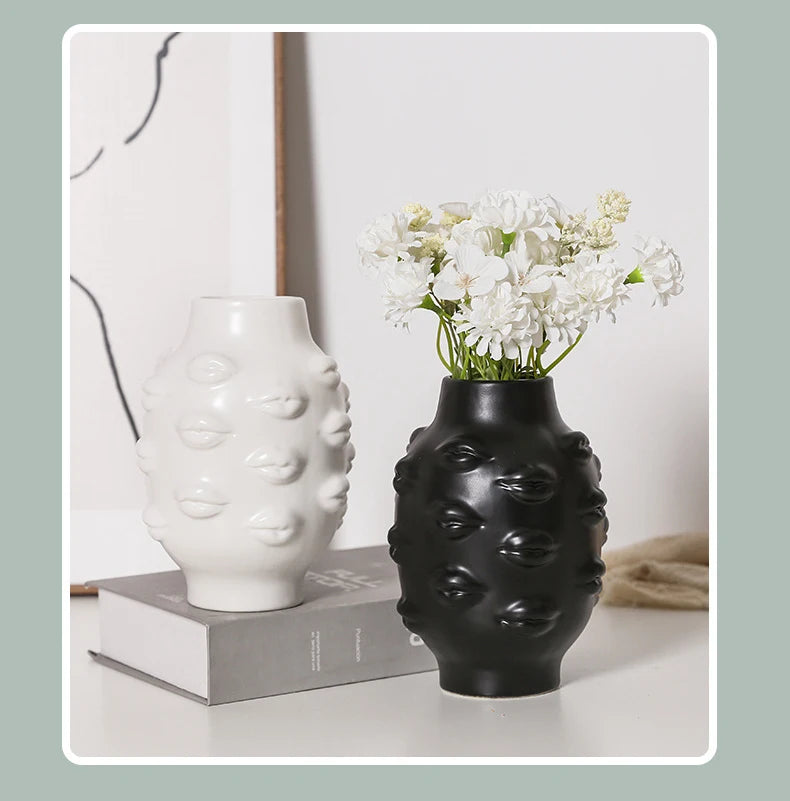 Vase Ceramic Flower for Home Decoration