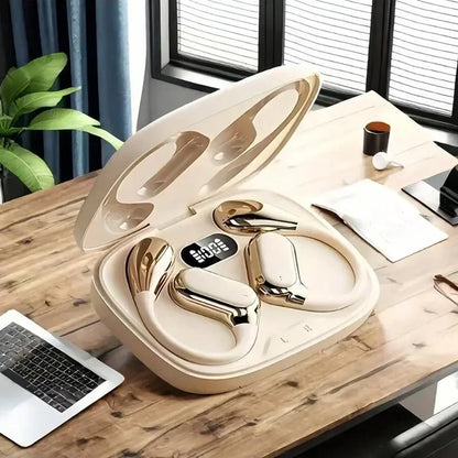Fone Bluetooth Earbuds Wireless Headphones Professional Bluetooth Headsets Include Ergonomic Boom Mics for Superior Clarity